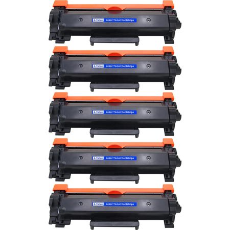 5 Brother TN3340 Black Compatible High-Yield Toner Cartridge (Replaces TN3310)