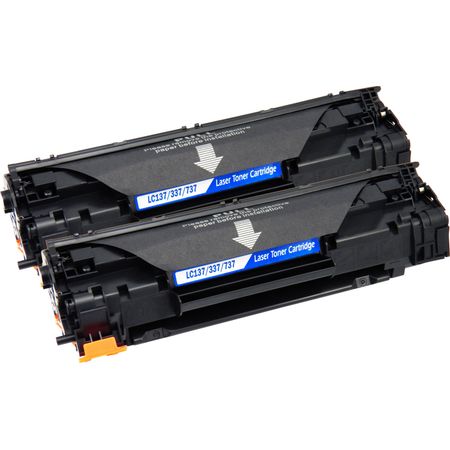 2-Pack Compatible Canon 137 Black Toner Cartridges (9435B001AA)